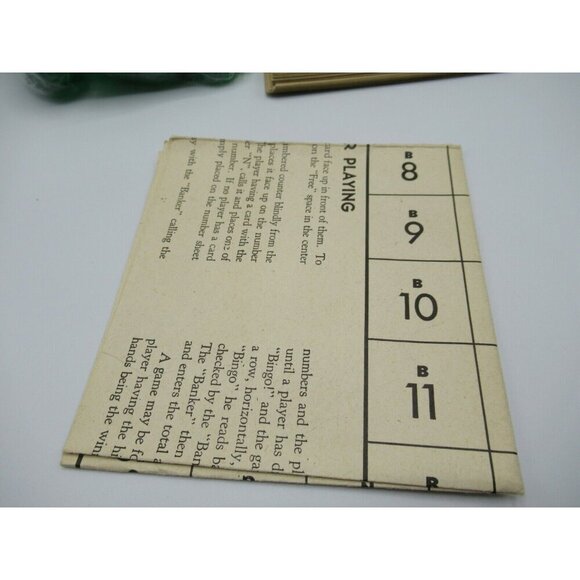 Somerville Bingo Game Made in Canada Complete 18 Card Set Chips - Picture 5 of 9
